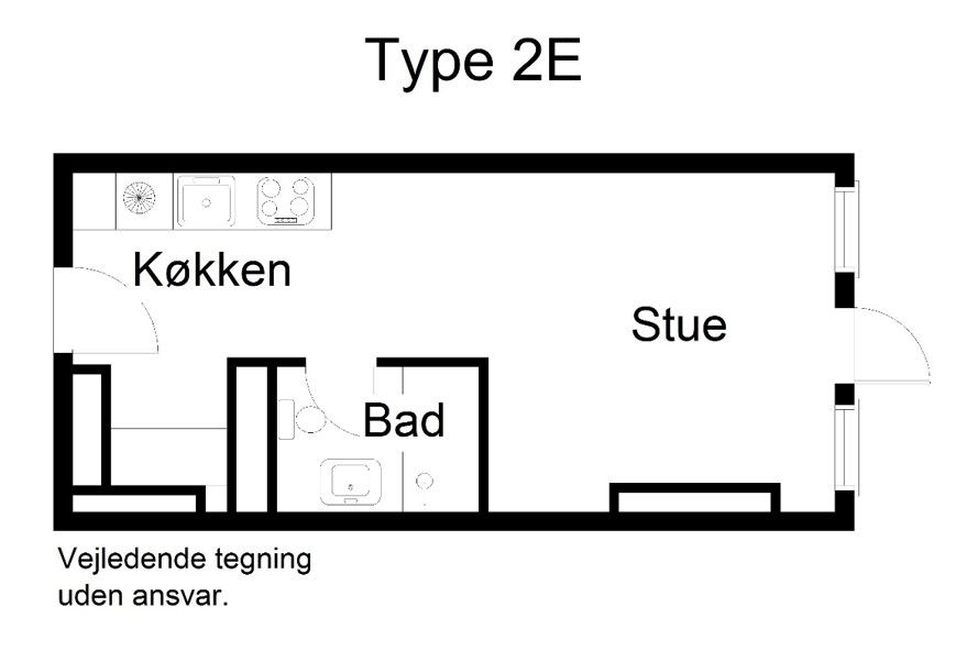 Nordens Plads 12B, 1. 44. floor plan 0