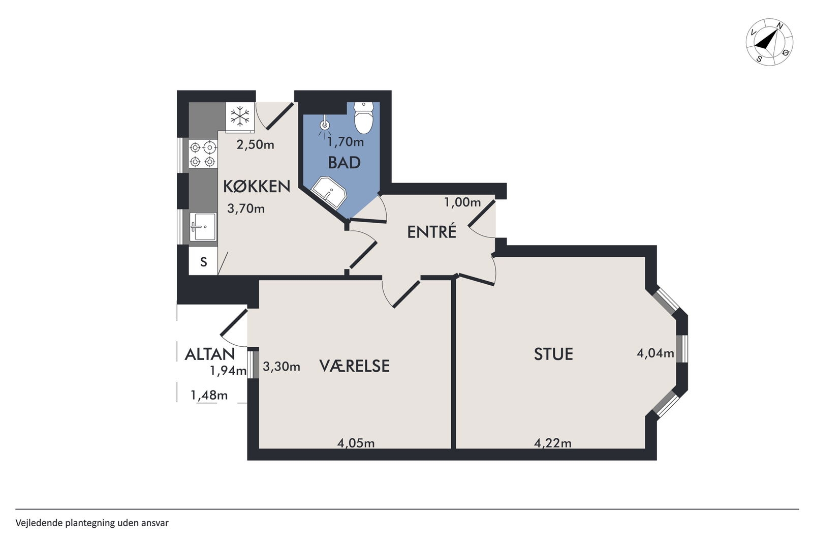 Hadsundvej 14, 2 tv floor plan 12