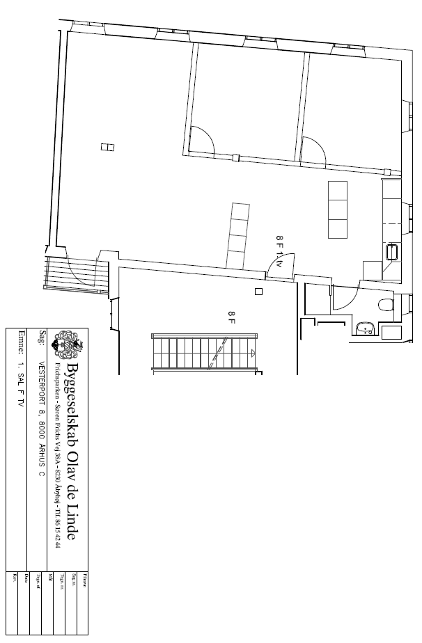 Vesterport 8 F, 1. tv. floor plan 9